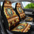 Tribal Dark Brown Bison Design Car Seat Covers LT10 - Wonder Print Shop