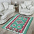 Ethnic Geometric Pink Pattern Area Rug LT10 - Wonder Print Shop