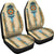 Turquoise Blue Pattern Breastplate Car Seat Covers LT10 - Wonder Print Shop