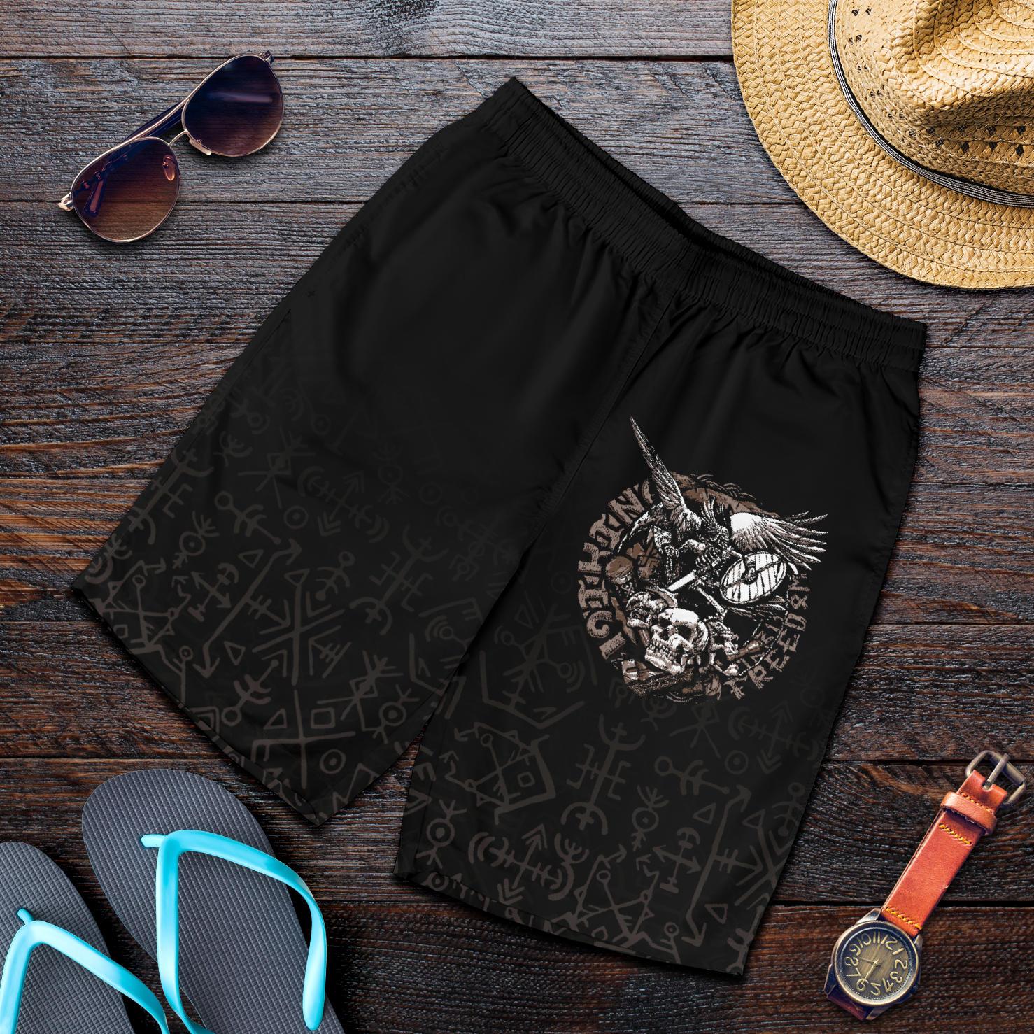 viking-warrior-tattoo-odin-all-over-print-mens-shorts