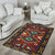 Native American Red Pattern Area Rug LT10 - Wonder Print Shop