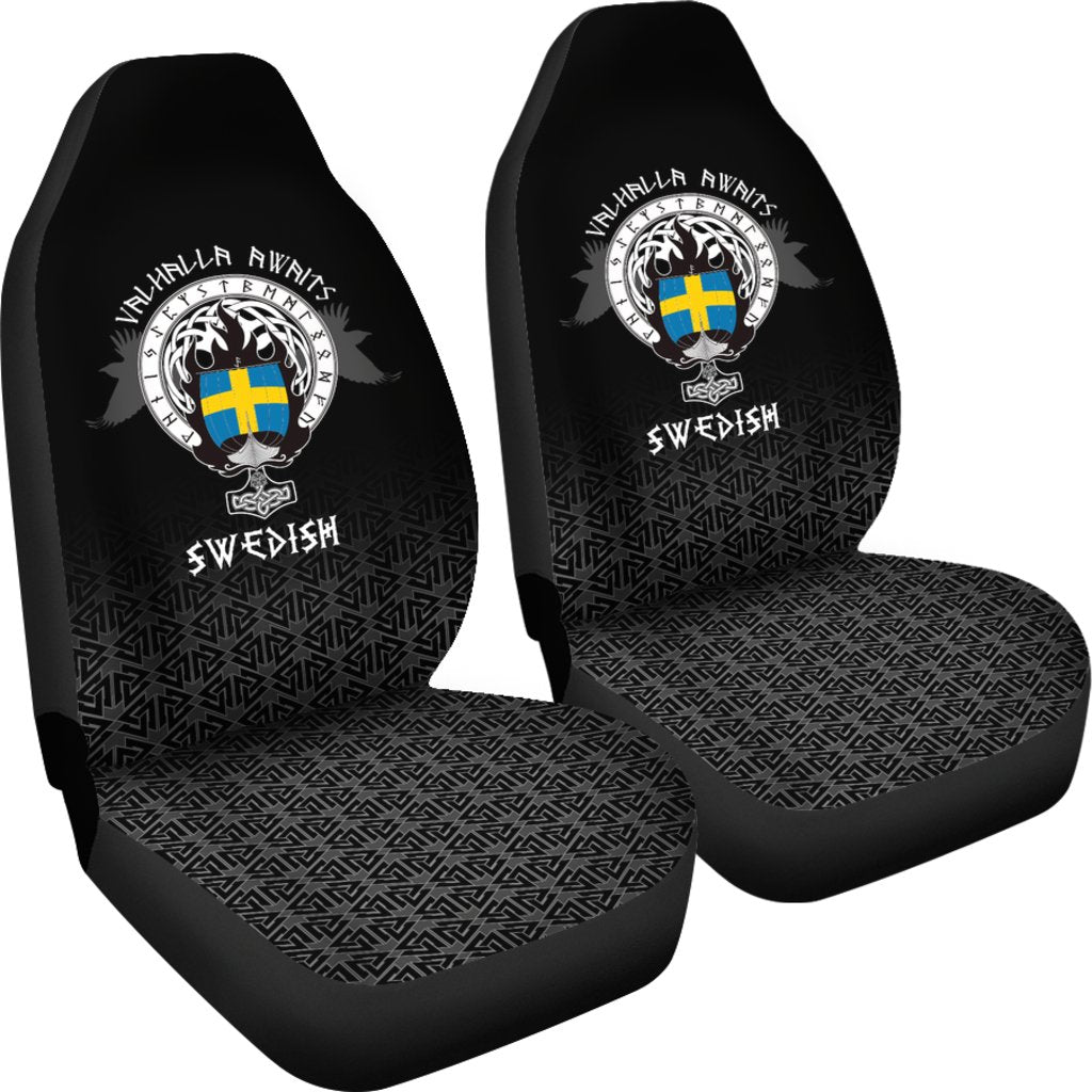 Viking Car Seat Covers Swedish Drakkar RLT12 - Wonder Print Shop