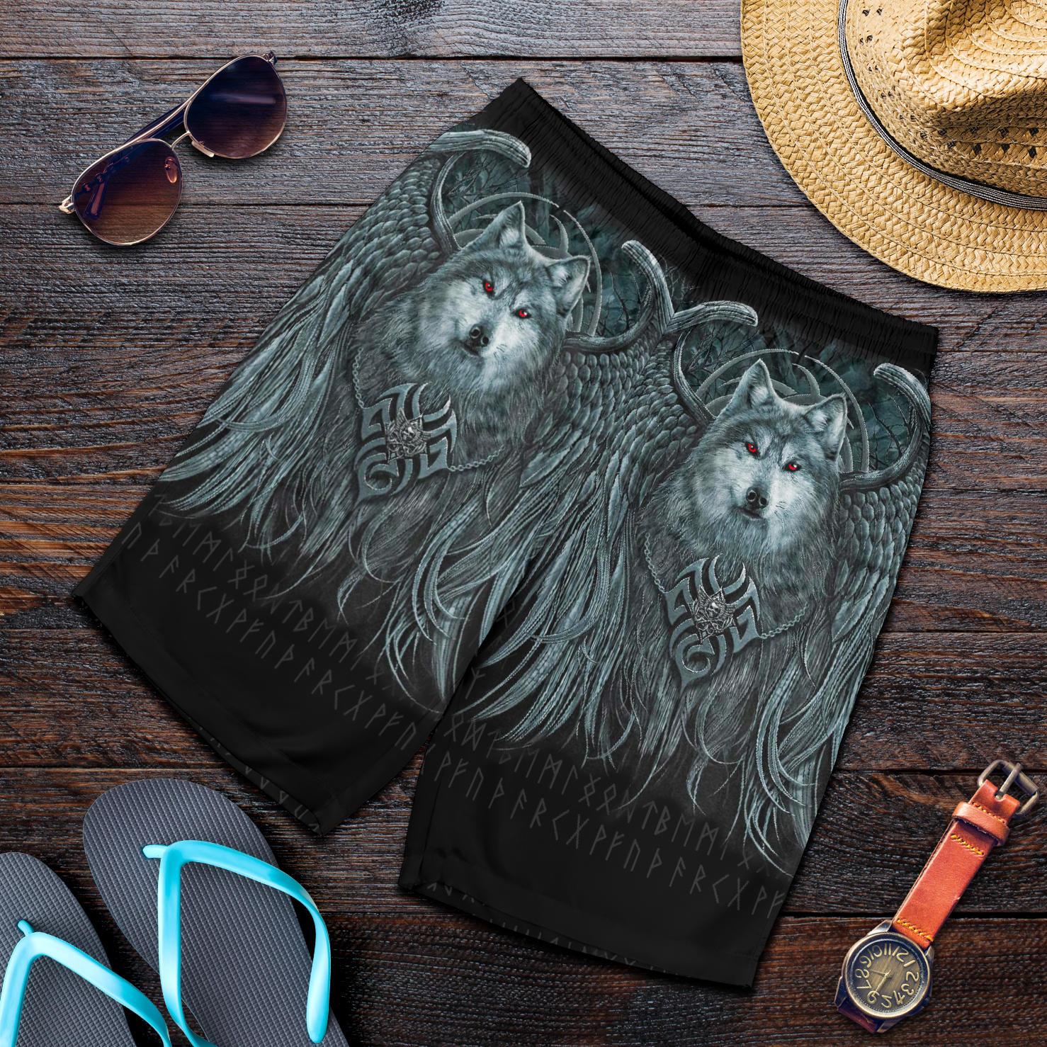 viking-mens-shorts-spiral-wolf-spirit