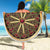 Mandala Red Brown Native American Design Beach Blanket LT10 - Wonder Print Shop