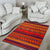 Pattern Color Orange Area Rug LT10 - Wonder Print Shop