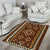 Ethnic Geometric Brown Pattern Area Rug LT10 - Wonder Print Shop