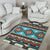 Tribal Line Shapes Ethnic Pattern Area Rug LT10 - Wonder Print Shop