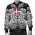 Viking Bomber Jacket Denmark Mjolnir and Double Dragon RLT12 - Wonder Print Shop