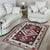 Ethnic Tribal Red Brown Pattern Native American Area Rug LT10 - Wonder Print Shop