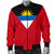 Antigua and Barbuda Men's Bomber Jacket Original Flag - Wonder Print Shop