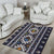 Pattern Blue Area Rug LT10 - Wonder Print Shop