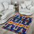 Navy Tribe Design Native American Area Rug LT10 - Wonder Print Shop