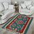 Ethnic Geometric Red Pattern Area Rug LT10 - Wonder Print Shop