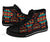 black-tribal-native-american-high-top-shoes