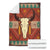 brown-bison-skull-native-american-premium-blanket