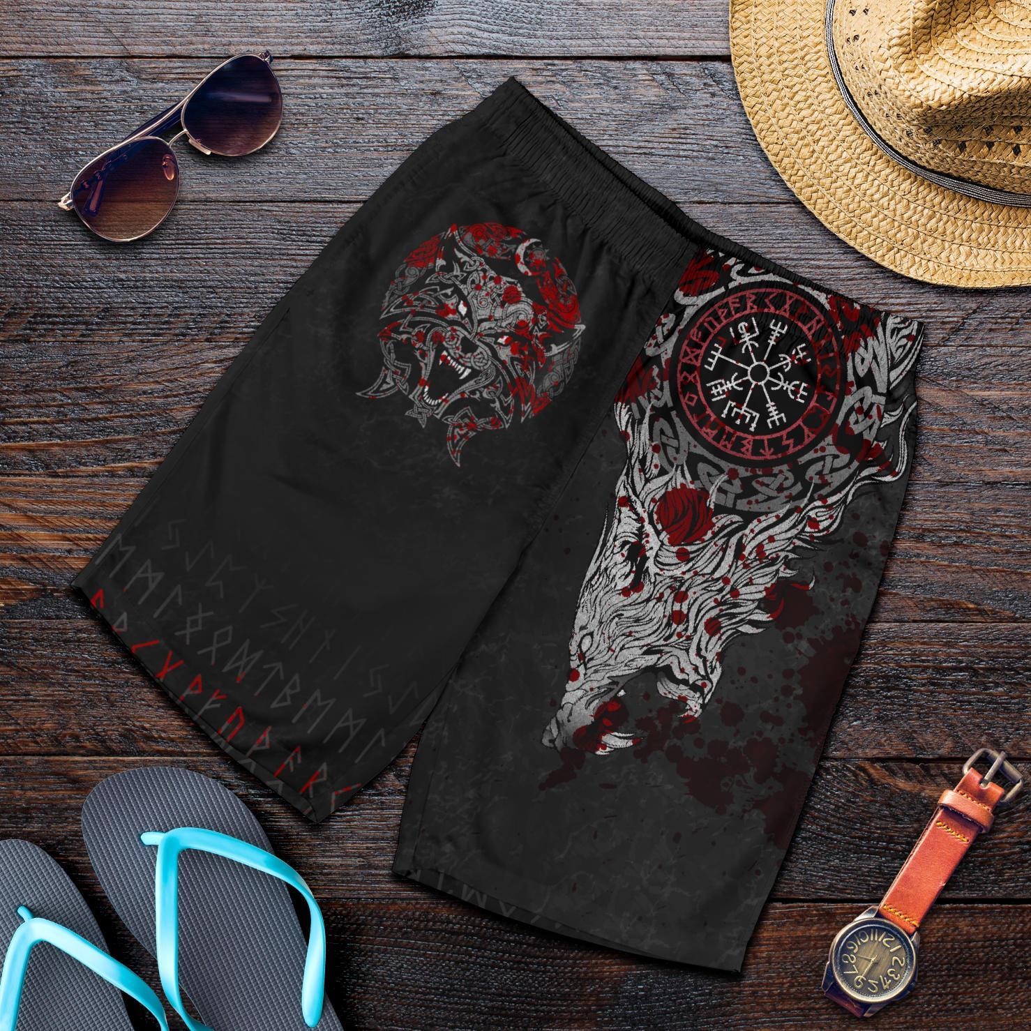 viking-all-over-print-mens-shorts-fenrir-viking-blood-3d