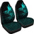 Viking Car Seat Covers The Raven Of Odin Rune Cyan RLT12 - Wonder Print Shop