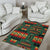 Green Native Tribes Pattern Native American Area Rug LT10 - Wonder Print Shop