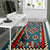 Ethnic Geometric Red Pattern Area Rug LT10 - Wonder Print Shop