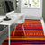 Pattern Color Orange Area Rug LT10 - Wonder Print Shop