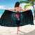 Viking Sarong - Raven Celtic Cyan RLT12 - Wonder Print Shop