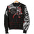 Viking Men's Bomber Jacket - Dragon and Vegvisir Blood Tattoo RLT12 - Wonder Print Shop