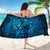 Viking Sarong - Raven Odin Celtic Cyan RLT12 - Wonder Print Shop