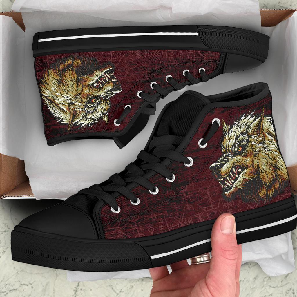 viking-high-top-shoes-fenrir-on-the-blood-moon-background