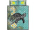 Hawaii Turtle Sea Plumeria Quilt Bed Set - Wonder Print Shop