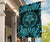 Viking Garden Flag Fenrir Viking Cyan 3D RLT12 - Wonder Print Shop