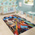 Native Girl Native American Area Rug LT10 - Wonder Print Shop