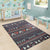 Tribal Pattern Elephants Area Rug LT10 - Wonder Print Shop