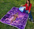 Native American Girl and Wolf Purple Premium Quilt LT10 - Wonder Print Shop