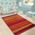 Pattern Color Orange Area Rug LT10 - Wonder Print Shop