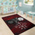 Viking Area Rug Raven Of Odin and Symbol Viking On Blood Background RLT12 - Wonder Print Shop