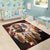 Chief and Animals Red Area Rug LT10 - Wonder Print Shop