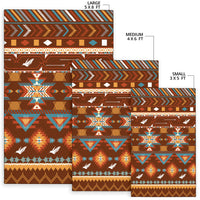 Aztec geometric rug set: large 5x8 ft, medium 4x6 ft, small 3x5 ft
