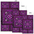 Naumaddic Arts Purple Native American Area Rug LT10 - Wonder Print Shop