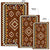 Ethnic Geometric Brown Pattern Area Rug LT10 - Wonder Print Shop