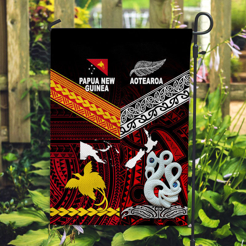 new-zealand-and-papua-new-guinea-flag-together-red