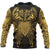 Viking Clothing Gold Plated Odin Tattoo Style Hoodie RLT12 - Wonder Print Shop