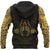 Viking Clothing Gold Plated Odin Tattoo Style Hoodie RLT12 - Wonder Print Shop