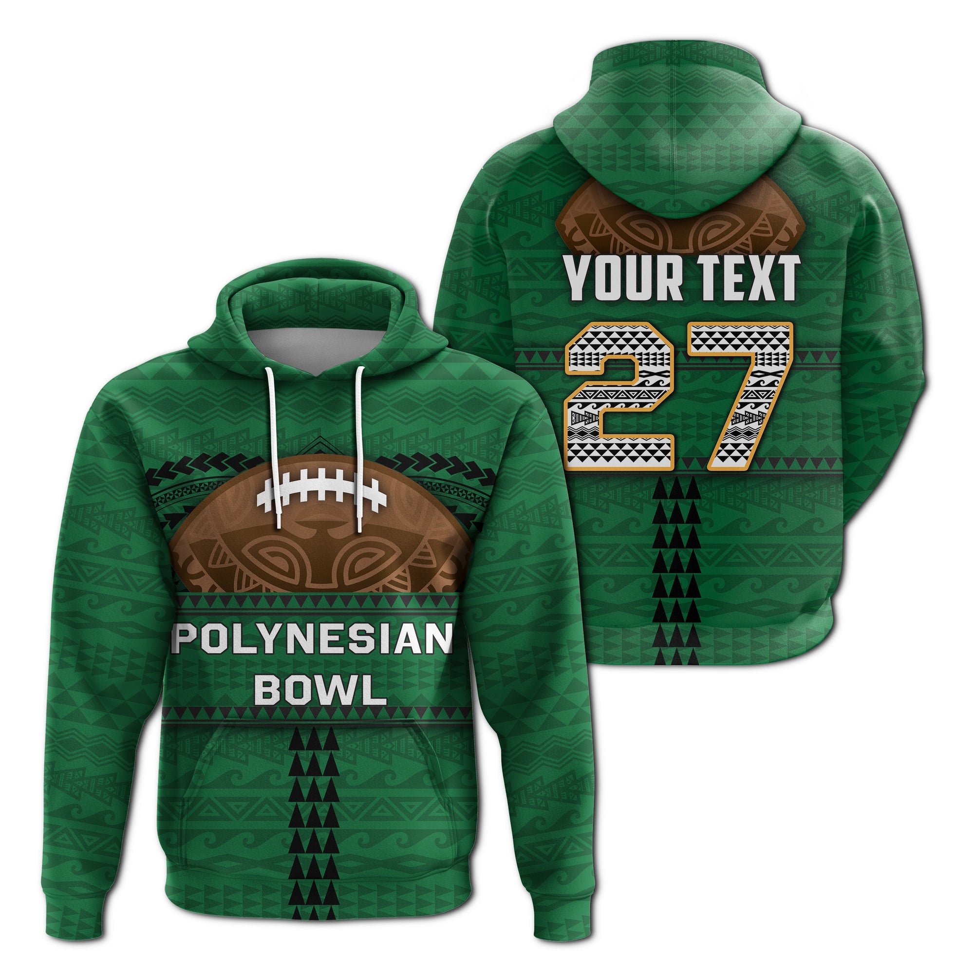 custom-personalised-polynesian-bowl-hoodie-green-custom-text-and-number