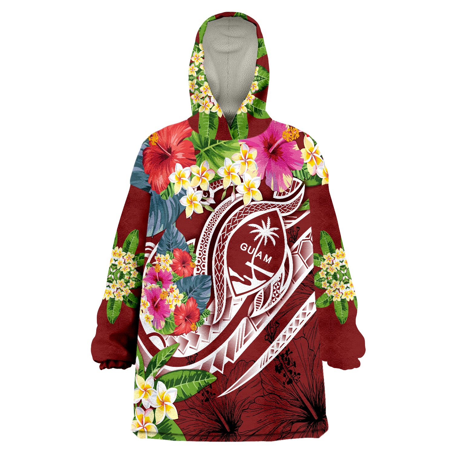 guam-summer-plumeria-wearable-blanket-hoodie