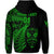 Custom New Zealand Haka Rugby Maori Hoodie Silver Fern Vibes Green LT8 - Wonder Print Shop