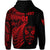 Custom New Zealand Haka Rugby Maori Zip Hoodie Silver Fern Vibes Red LT8 - Wonder Print Shop