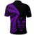 New Zealand Haka Rugby Maori Polo Shirt Silver Fern Vibes Purple LT8 - Wonder Print Shop