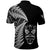 New Zealand Haka Rugby Maori Polo Shirt Silver Fern Vibes Black LT8 - Wonder Print Shop