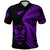 Custom New Zealand Haka Rugby Maori Polo Shirt Silver Fern Vibes Purple LT8 - Wonder Print Shop