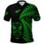 Custom New Zealand Haka Rugby Maori Polo Shirt Silver Fern Vibes Green LT8 - Wonder Print Shop